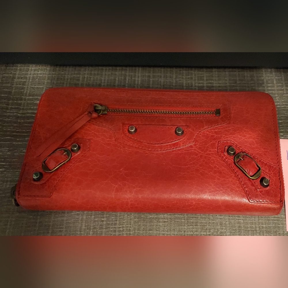 Balenciaga Continental Zip Around Wallet